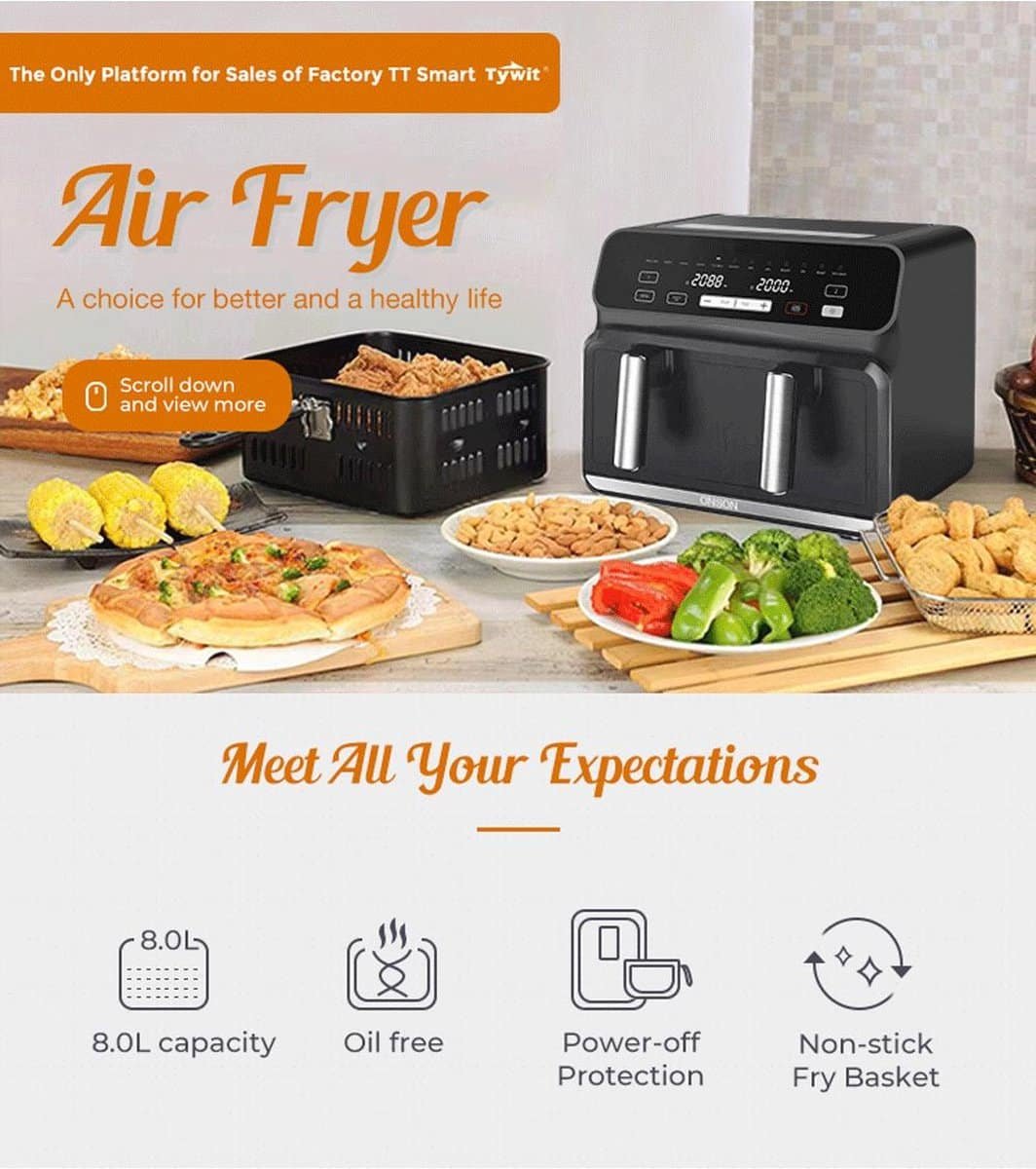 Amalee DOUBLE-DIGITAL-FRY Air Fryer Review