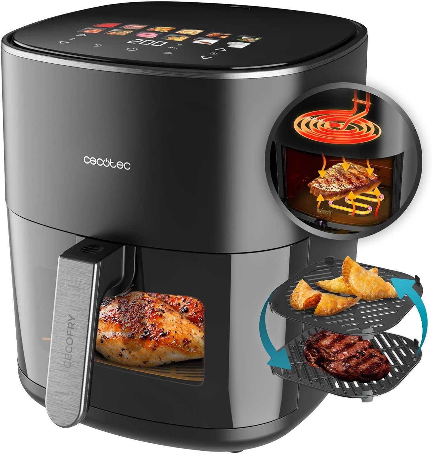 Cecotec CECOFRYGRILL-DUOHEAT-6500 Air Fryer Review