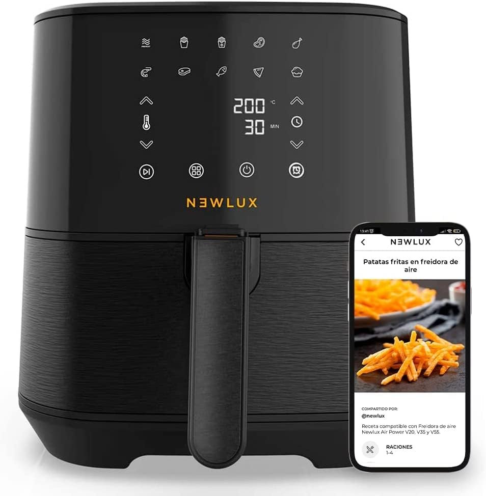 Newlux AIR-POWER-V55-NOIR Air Fryer Review