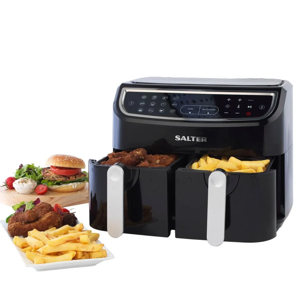 Salter DUAL-AIR-FRYER-ET-THERMOMETRE-COMBO-8719A Air Fryer Review