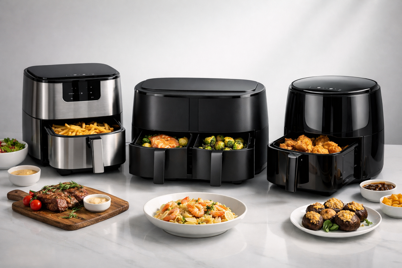 Comparing the Best Premium Air Fryers for Gourmets