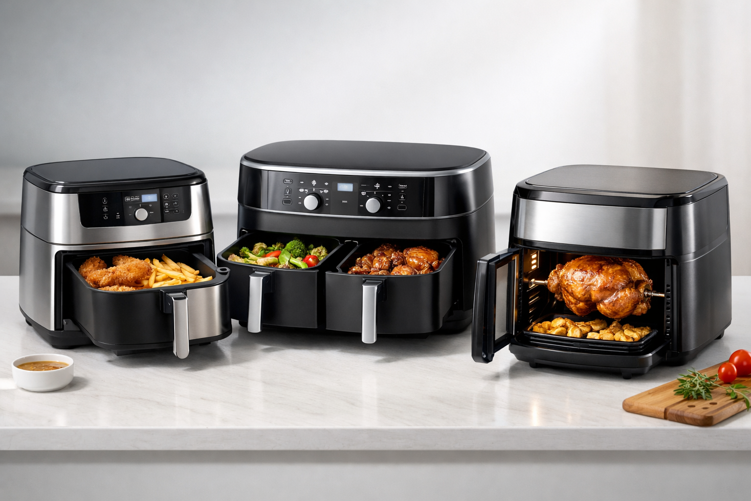Comparing the Best Multi-Function Air Fryers: Features and Benefits
