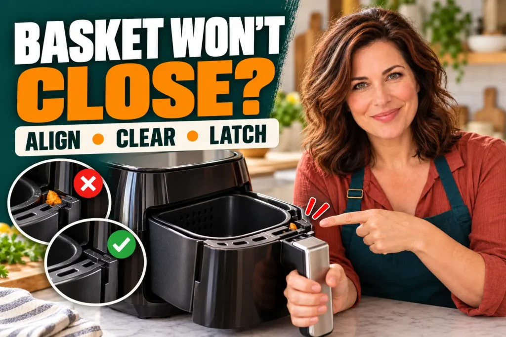 Air Fryer Basket or Door Not Closing? Fix the Fit Safely