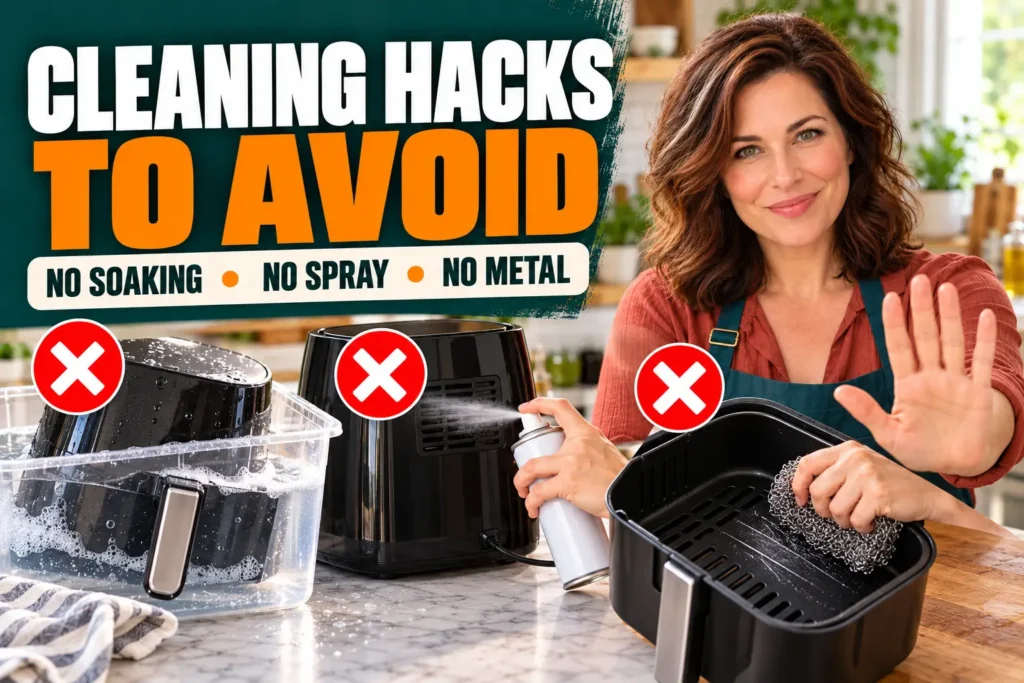 Air Fryer Cleaning Hacks: What Not to Do