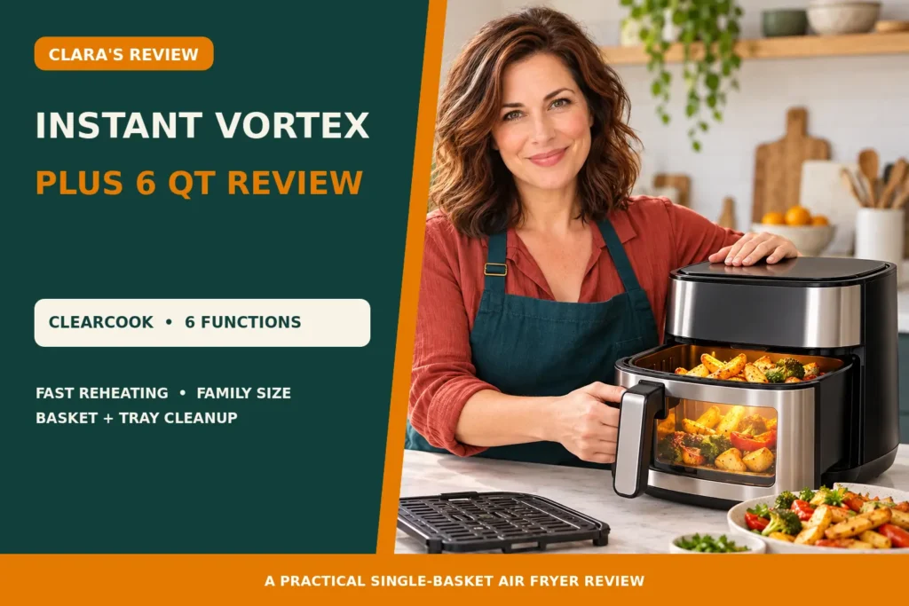Instant Vortex Plus 6QT Air Fryer Review: Pros, Cons and Best Uses