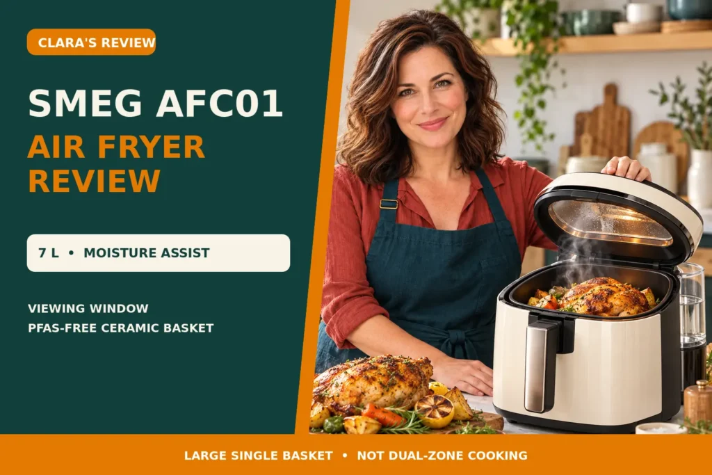 Smeg AFC01 Air Fryer Review: Is the 7 L Juicy+Crispy Model Worth It?