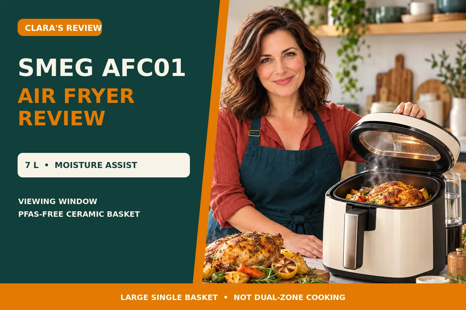 Smeg AFC01 Air Fryer Review: Is the 7 L Juicy+Crispy Model Worth It?