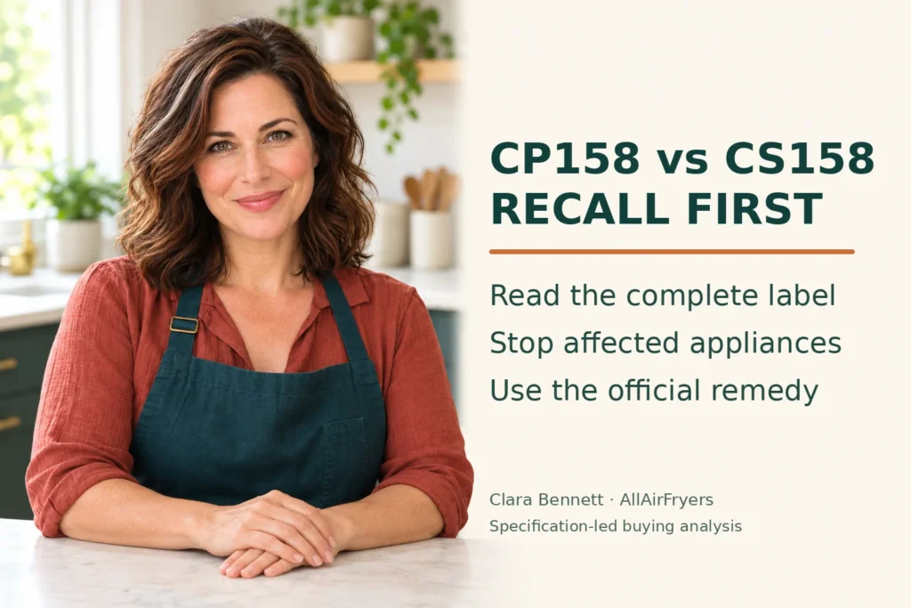 Cosori CP158-AF vs CS158-AF: Recall and Replacement