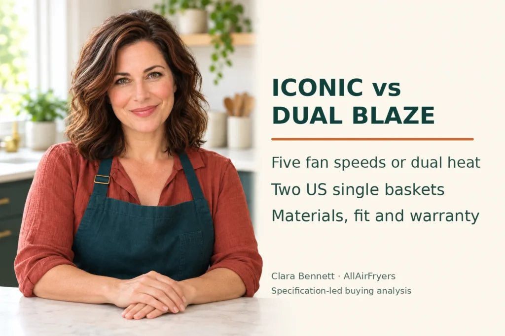 Cosori Iconic vs Dual Blaze: Which US Single Basket Fits?