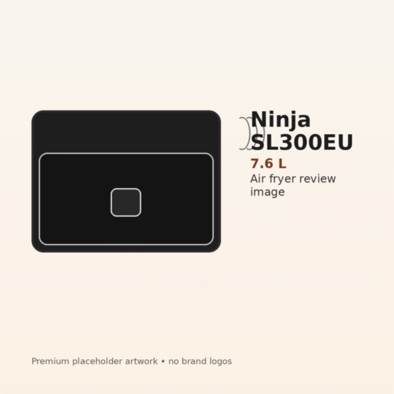 Ninja SL300EU Review: A 7.6L Double-Stack Air Fryer That Trades Width for Vertical Speed