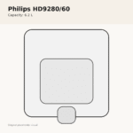 Philips HD9280/60 6.20L Air Fryer